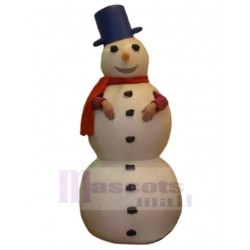 muñeco de nieve gigante Disfraz de mascota Dibujos animados