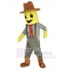 Blockhead Corn Crop Cowboy Boy Mascot Costume People