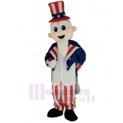 US-Charakter Onkel Sam Man Maskottchen Kostüm Menschen