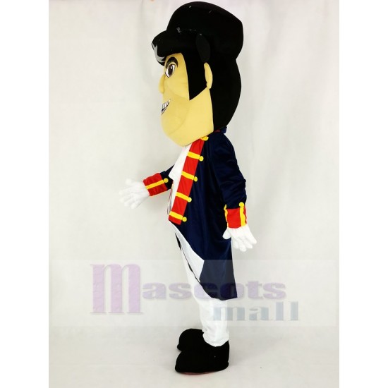 Patriot Mascot Costume with Dark Blue Clothes People