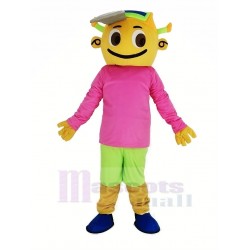 Cap Boy Mascot Costume People