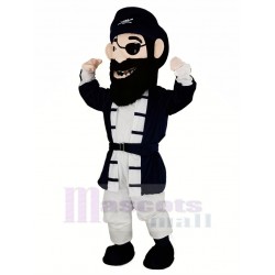 Cool Bearded Pirate Mascot Costume People