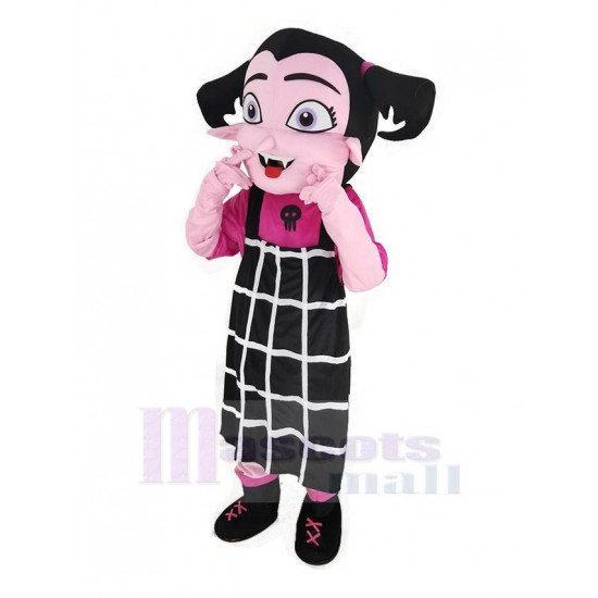 Chica vampiro Disfraz de mascota con vestido