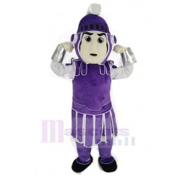 Purple Titan Spartan Sparty Mascot Costume People