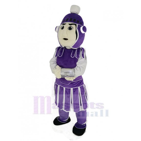 Spartiate Spartiate Titan Violet Costume de mascotte Gens