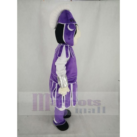 Spartiate Spartiate Titan Violet Costume de mascotte Gens