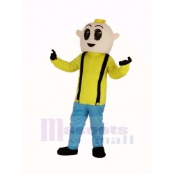Garçon Costume de mascotte avec chemise jaune