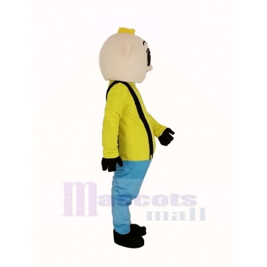 Boy Mascot Costume with Yellow Shirt