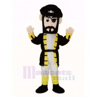 Puño amarillo Capitán Blythe Pirata Disfraz de mascota Personas