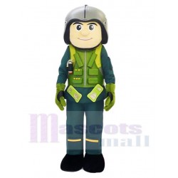 Aircraft Pilot Man Mascot Costume People