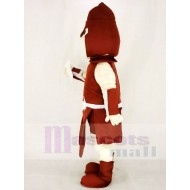 Rojo realista Titán espartano Disfraz de mascota Adulto