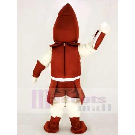 Realistisches Rot Titan Spartan Maskottchen Kostüm Erwachsene