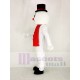 Bonhomme de neige mignon Costume de mascotte avec chapeau