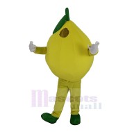 Gelbe Zitrone Maskottchen Kostüm