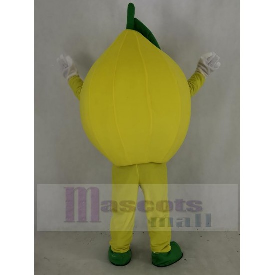 Gelbe Zitrone Maskottchen Kostüm